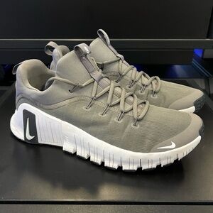 Nike Free Metcon 6 Mens 11.5 FJ7127-002 Flat Pewter Gray Gym Running Shoes